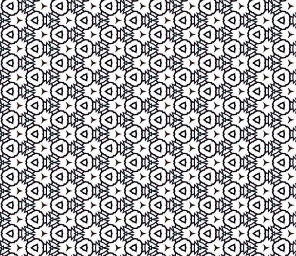 Abstract geometric ornamental seamless pattern. Design background, vector illustration - Vector, Image