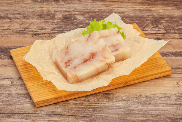 Raw dietary pollock fish fillet for cooking - Photo, Image