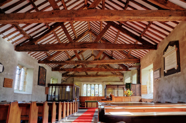 Intérieur de l'église St Anthonys, Cartmel Fell
 - Photo, image
