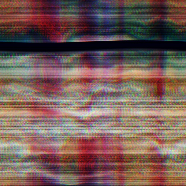 Naadloze techno storing RGB computer monitor geluid - Foto, afbeelding