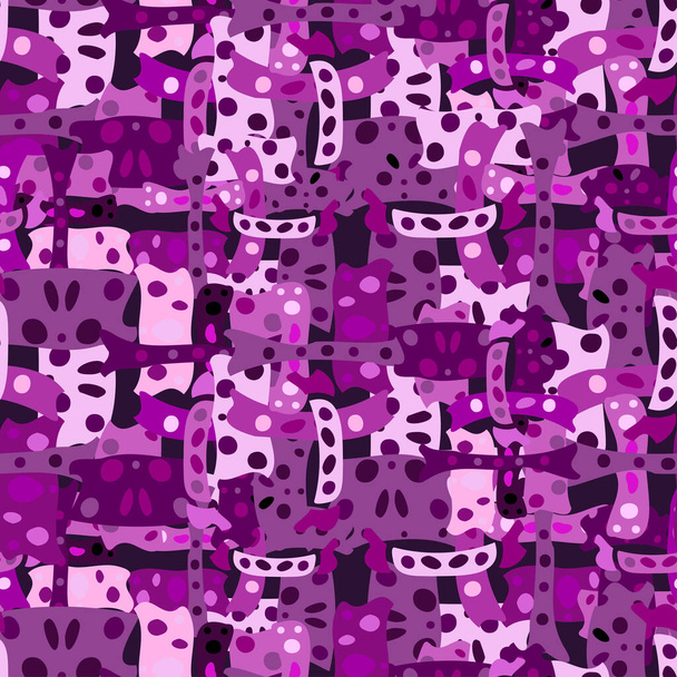 Bezešvé vzor jednoduché pozadí s abstraktní geometrické trojúhelníkové jako tvary ve fialových tónech - Vektor, obrázek
