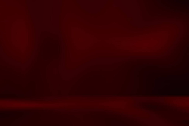 Fondo abstracto estudio de luz roja con gradiente. - Foto, Imagen