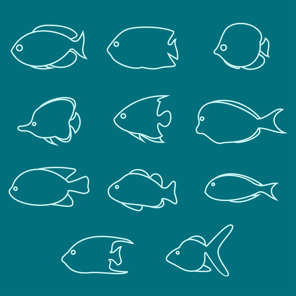 Ocean fish - ベクター画像