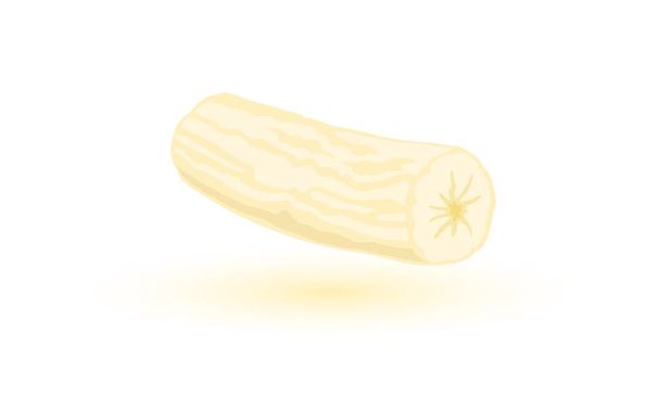 Kreslený kousek zralého banánu - Vektor, obrázek
