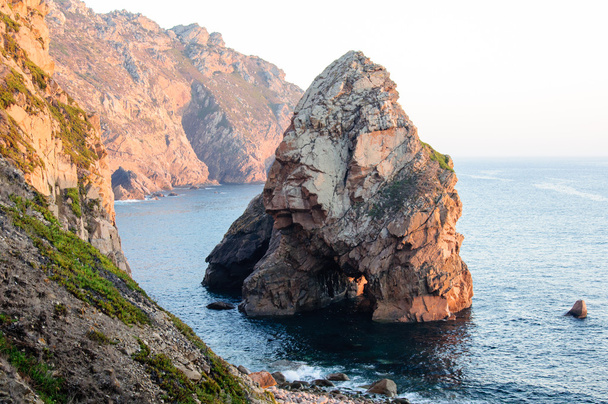 Wybrzeże w cabo da roca, Portugalia - Zdjęcie, obraz