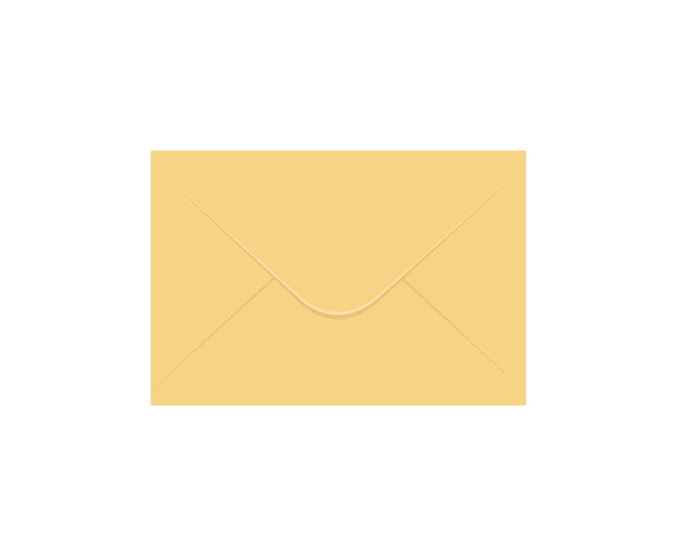 Illustratie van enveloppe in vlakke minimalistische stijl - Vector, afbeelding