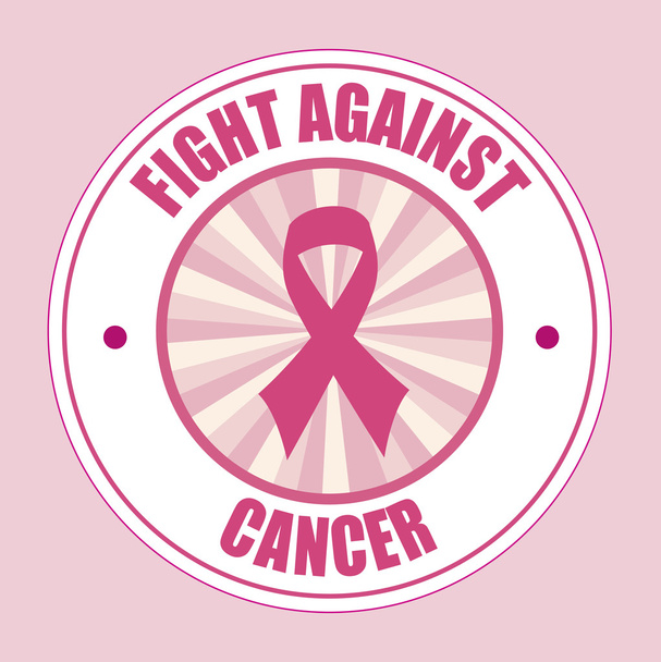 Diseño de campaña contra el cáncer
 - Vector, imagen