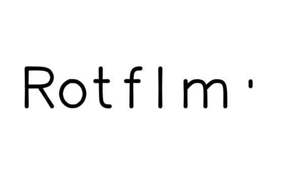 Rotflmao Χειρόγραφο κείμενο animation σε διάφορες γραμματοσειρές Sans-Serif και τα βάρη - Πλάνα, βίντεο