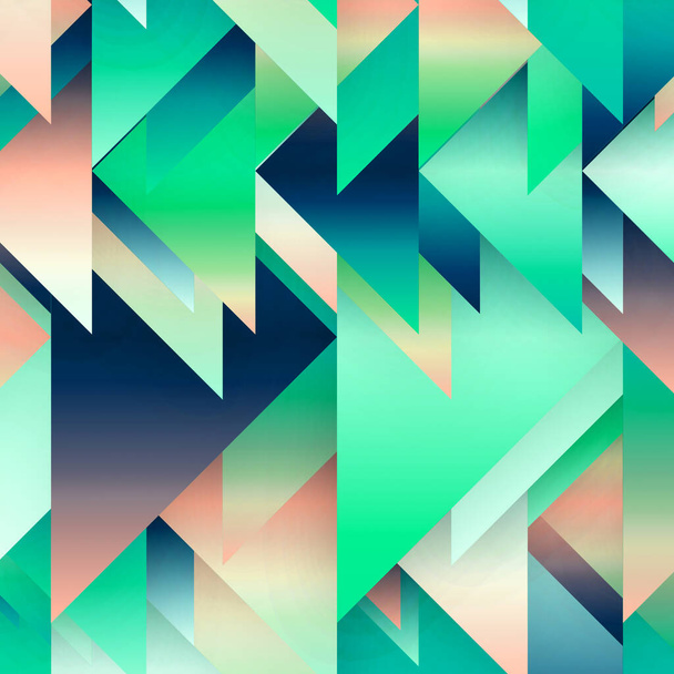 Moderne abstrakte geometrische Hintergrund mit verschiedenen linearen Figur - Foto, Bild