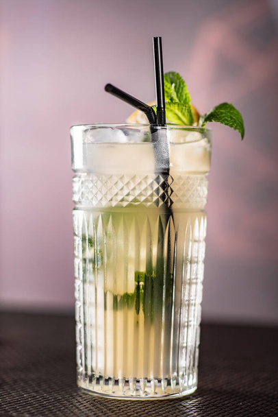 tasty cocktail in the bar - 写真・画像