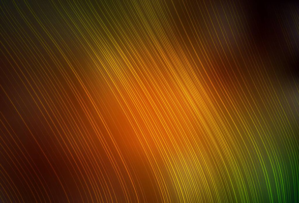 Dark Green, Yellow vector colorful blur backdrop. An elegant bright illustration with gradient. New way of your design. - Vector, Image