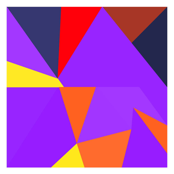 Векторный красочный геометрический и кривой фон для подачи - Вектор,изображение