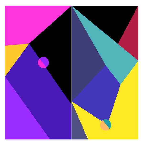 Векторний барвистий геометричний і кривий візерунок тла подачі
 - Вектор, зображення