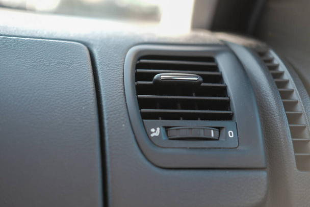 A closeup shot of a car salon air conditioner - Foto, imagen