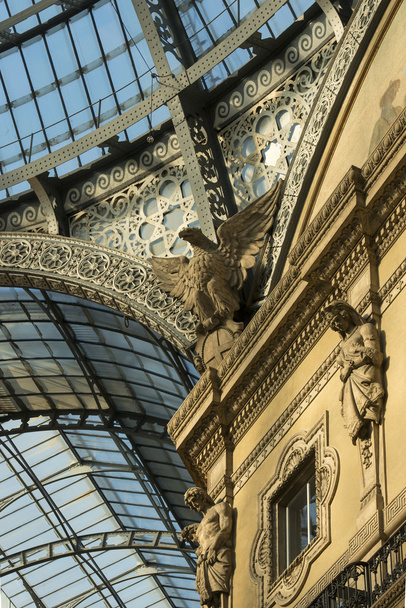 Galleria detail, Milaan - Foto, afbeelding