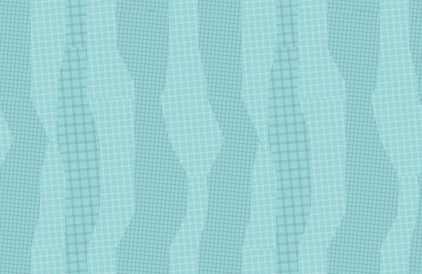 Minimale lijn golvend modern naadloos patroon voor achtergrond, stof, textiel, wrap, oppervlak, web en print design. Laconisch textiel in lichtgroene kleur. vector tile rapport voor achtergrond - Vector, afbeelding