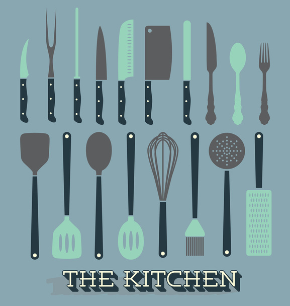 Vector Set: Kitchen Supplies - Vector, Image