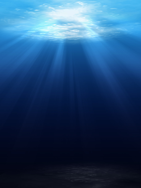Hintergrund der Unterwasserszene - Foto, Bild