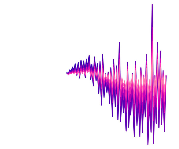 Звуковая волна Jpeg фон. Абстрактный элемент электронной технологии для создания музыкального плаката. Современный аудиоэквалайзер, цифровые стерео вибрации, импульсный магнитофон - Фото, изображение
