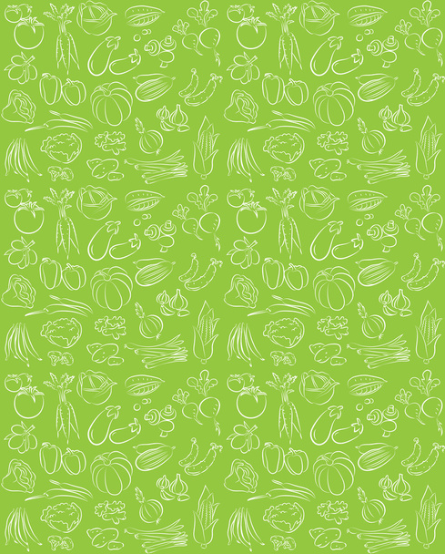 groenten patroon - Vector, afbeelding