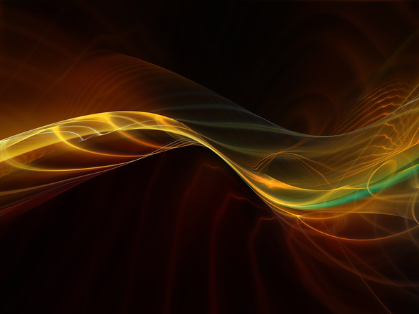 εννοιολογική fractal κύματα - Φωτογραφία, εικόνα