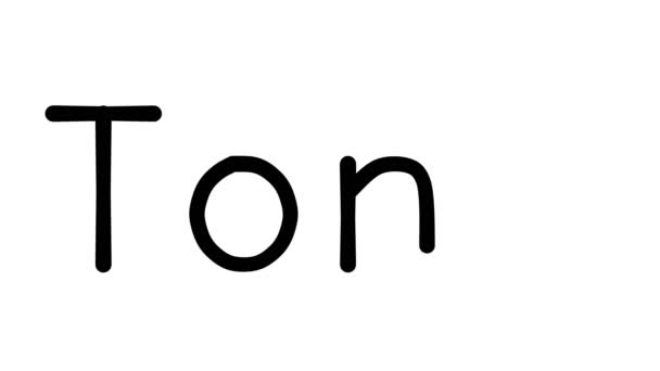 Graf Handgeschreven Tekst Animatie in Verschillende Sans-Serif Fonts en Gewichten - Video