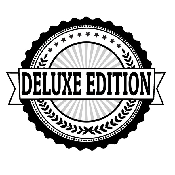 Deluxe-painoksen etiketti
 - Vektori, kuva