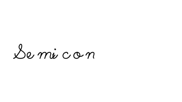 Напівпровідникова декоративна анімація почерку в шести проклятих і готичних шрифтах
 - Кадри, відео