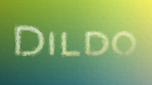 Dildo Fade Weird Tessellation Looping Pulsing Polygons - Video