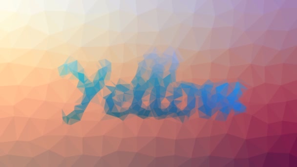 Geel oplossen interessante tessellatie lussen bewegende polygonen - Video