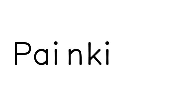 Antidolorifico Animazione di testo scritta a mano in vari caratteri e pesi Sans-Serif - Filmati, video