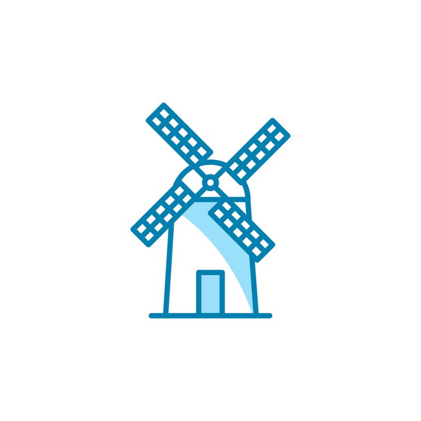 Illustration Vector graphic of Windmill icon template - Vector, Image
