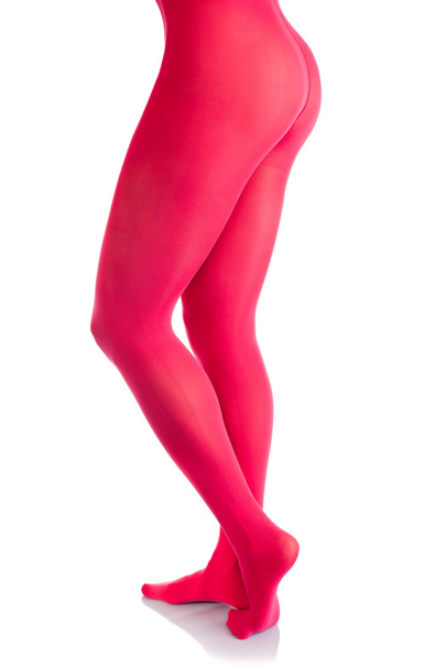 Meias coloridas em pernas de mulher sexy
 - Foto, Imagem
