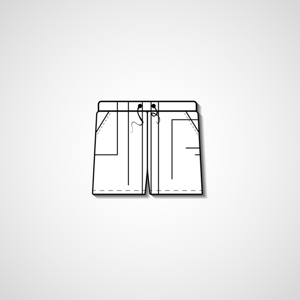 Illustrazione astratta sui pantaloncini
 - Vettoriali, immagini