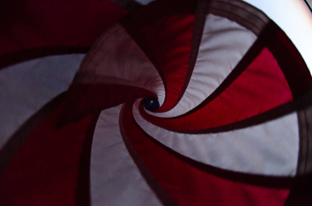 Candy Cane pyörteitä Amerikan lippu - Valokuva, kuva