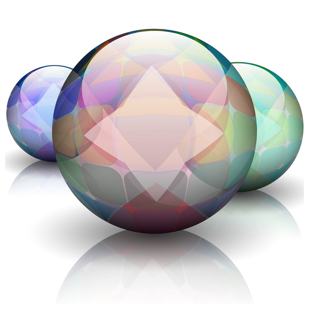 Colorful balls - Vektor, Bild