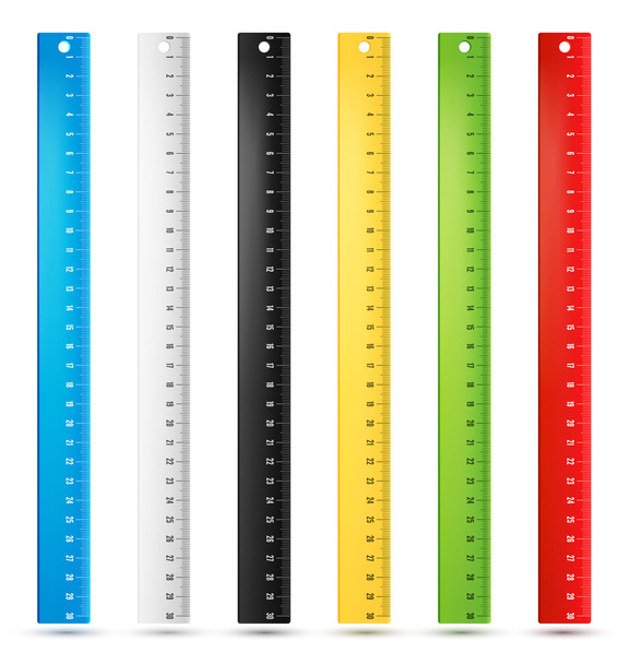 Rulers in centimeters - Vector, afbeelding