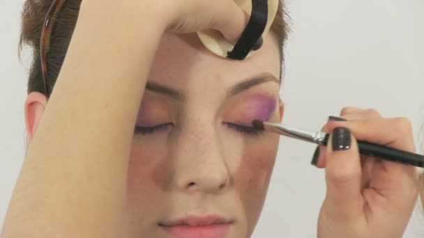 Makeup by stylist - Felvétel, videó