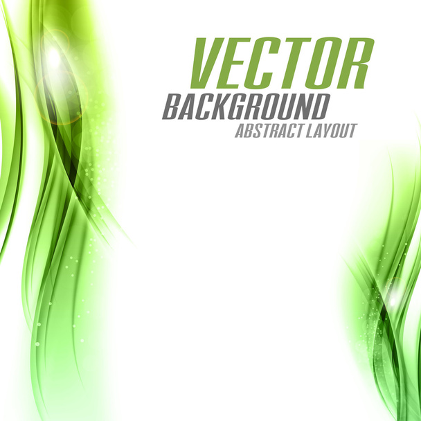 Зеленый абстракт - Вектор,изображение
