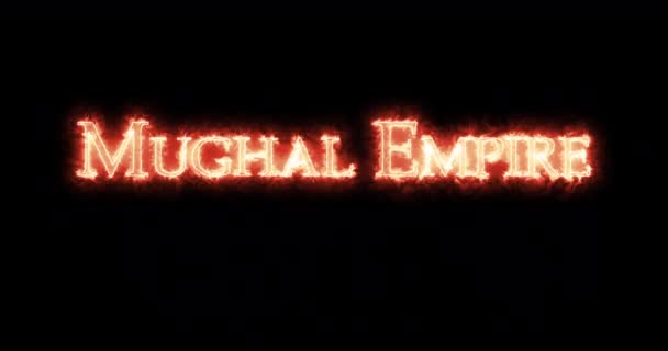Mughal Empire napsáno ohněm. Smyčka - Záběry, video