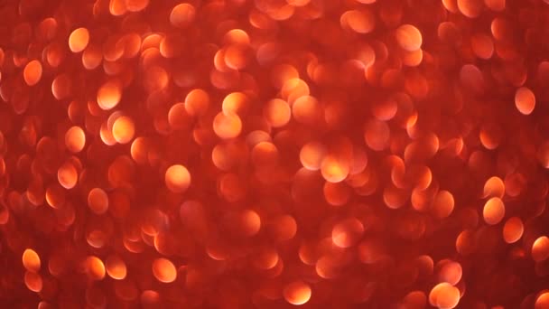 Abstract bokeh background with color blurred lights and pattern. Light red colored background - Footage, Video