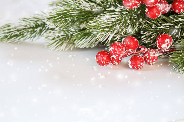 Christmas decoration on a beautiful background. Christmas card. Selective focus.holidays - Фото, зображення