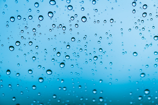 drops of water on glass - Foto, Imagen