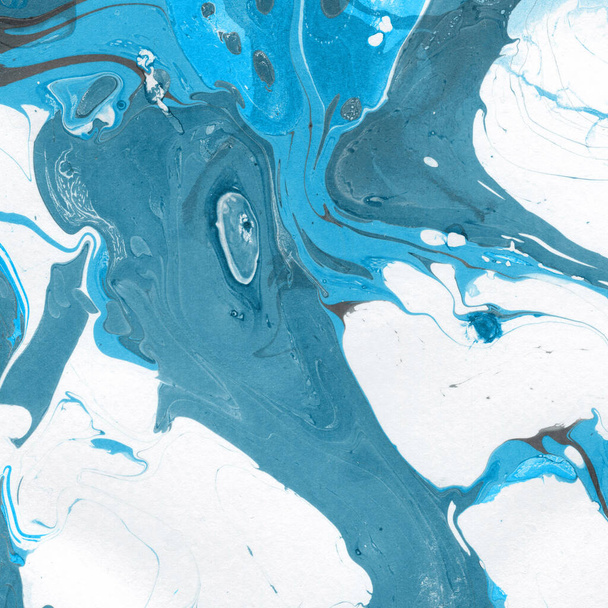 Marble background with paint splashes, texture - Foto, Imagen