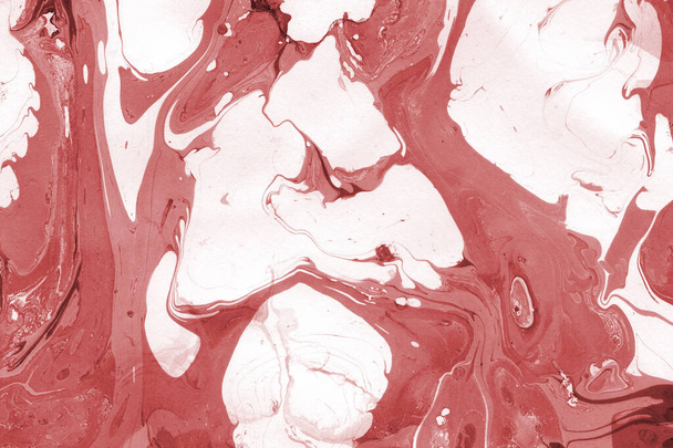 κόκκινο μάρμαρο φόντο με πιτσιλιές χρώμα υφή - Φωτογραφία, εικόνα