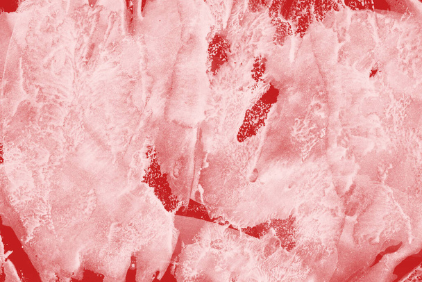 fondo de acuarela roja con textura de papel realista - Foto, Imagen