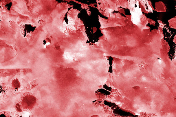 красный акварельный фон с реалистичной бумажной текстурой - Фото, изображение