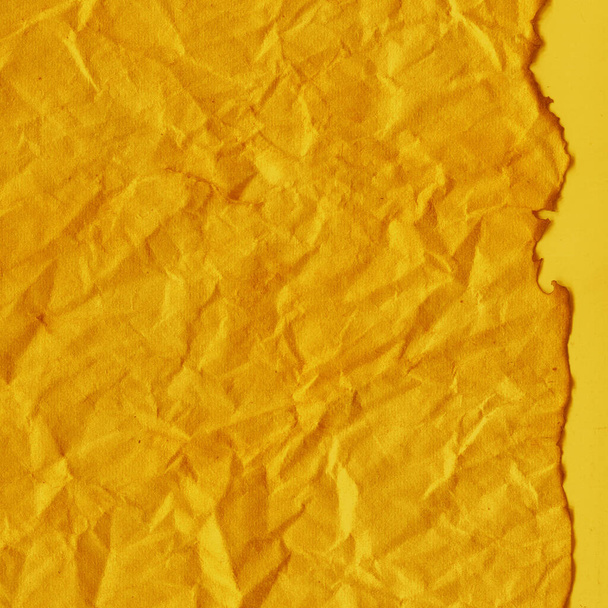 抽象的な黄色の古い紙の質感の背景 - 写真・画像