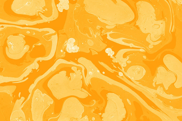 yellow marble texture, abstract paint wallpaper - Fotó, kép
