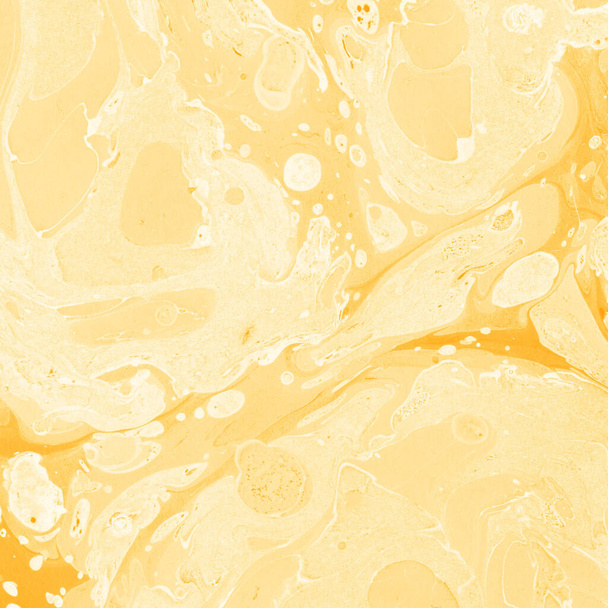 yellow marble texture, abstract paint wallpaper - Photo, Image